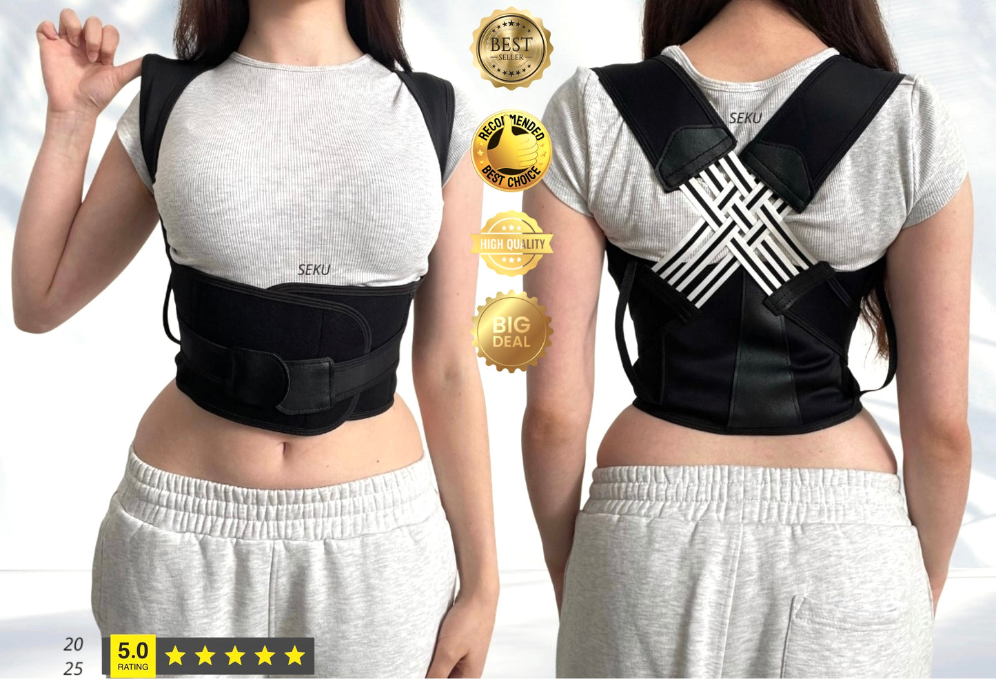 Rise & Align Brace – Upright Posture Corrector