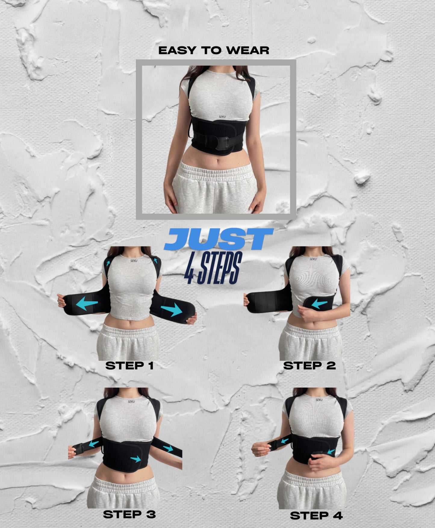 Rise & Align Brace – Upright Posture Corrector