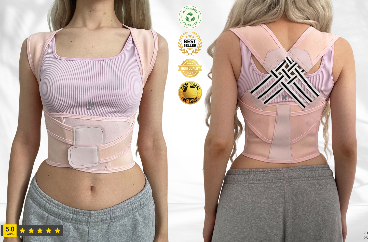 Rise & Align Brace – Upright Posture Corrector