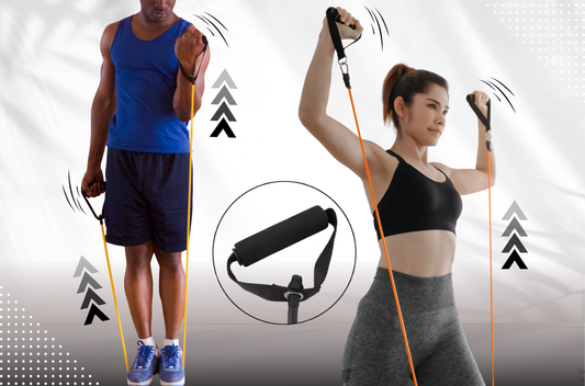 The Comfort Band – Resistance Tube with Foam Handles