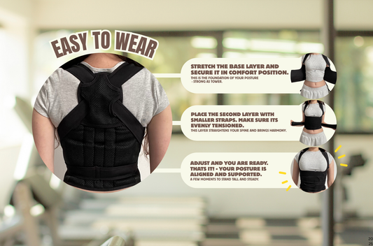 Back Ring Waist Posture Correction Fixing Band